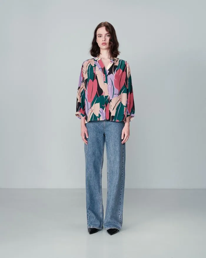 SHIRT MULTICO NYMPHEA Shop Grace and Mila Patterned Blouses