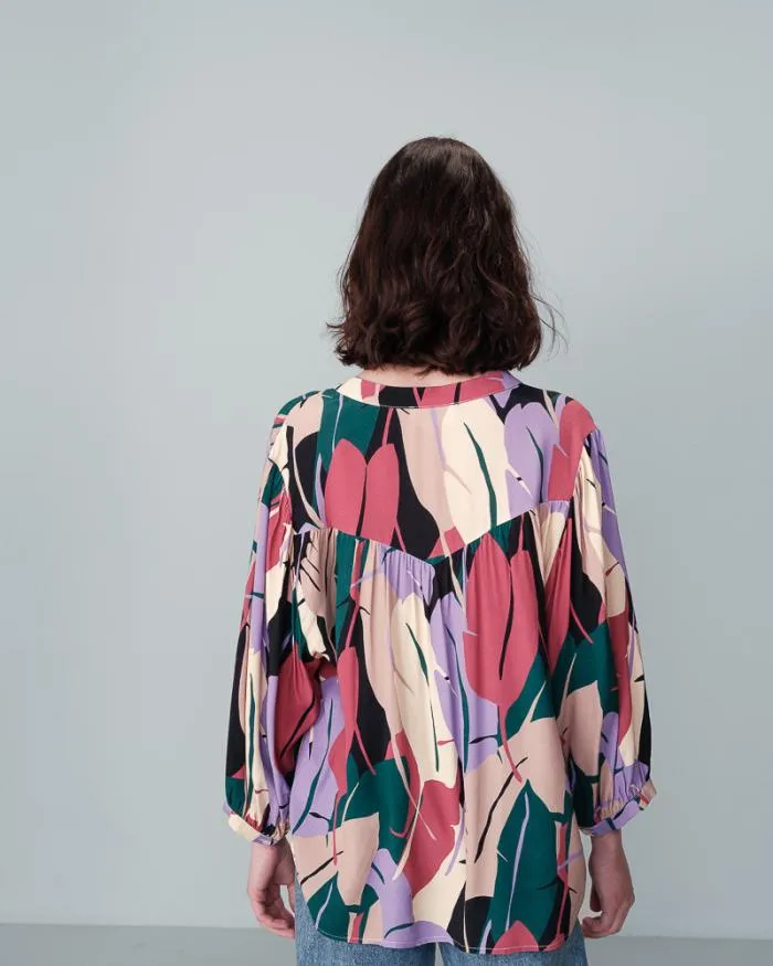 SHIRT MULTICO NYMPHEA Shop Grace and Mila Patterned Blouses