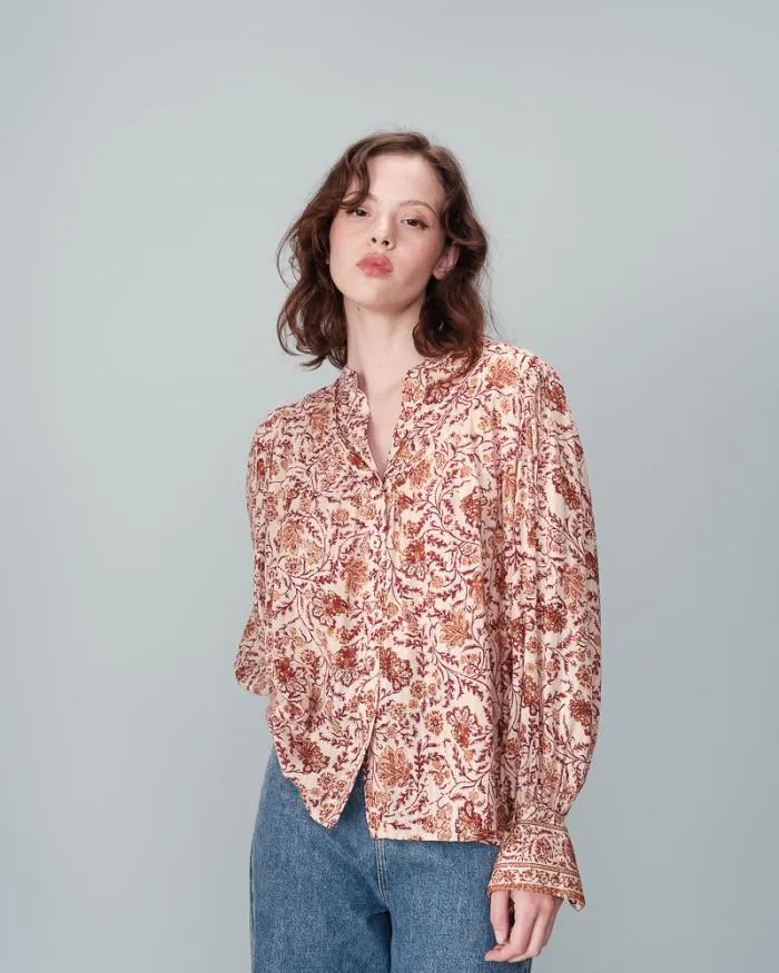 SHIRT SABLE NUNCAS Shop Grace and Mila Patterned Blouses