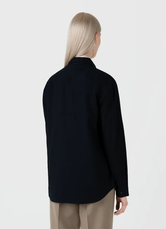 Shirts and Blouses ussunspel Women Oversized Flannel Shirt Black Shirts and Blouses ussunspel Women Oversized Flannel Shirt Black