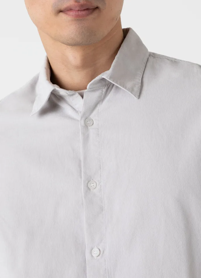 Shirts Fine Cord Shirt Putty ussunspel Men Shirts Fine Cord Shirt Putty ussunspel Men