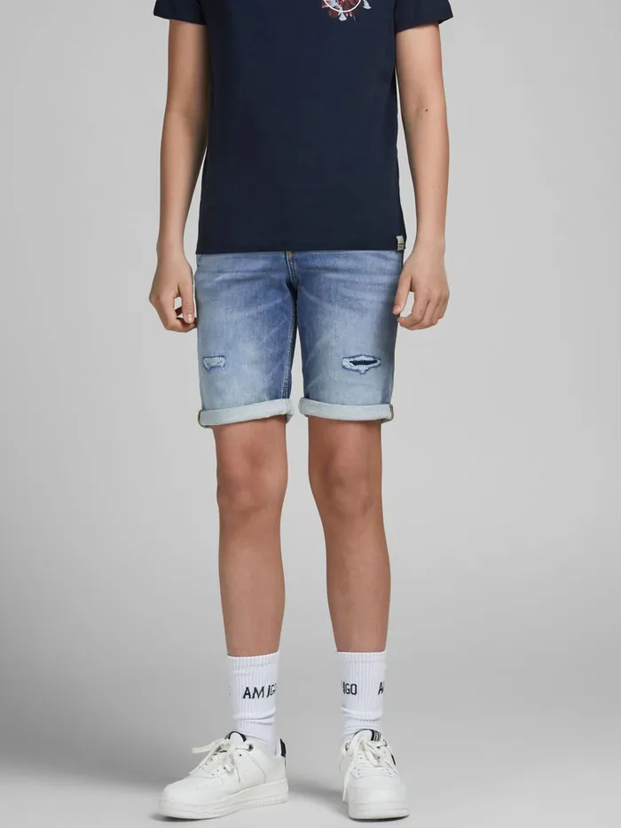 Shirts JACK and JONES Junior BOYS RICK ICON DENIM SHORTS Blue Blue Denim Online