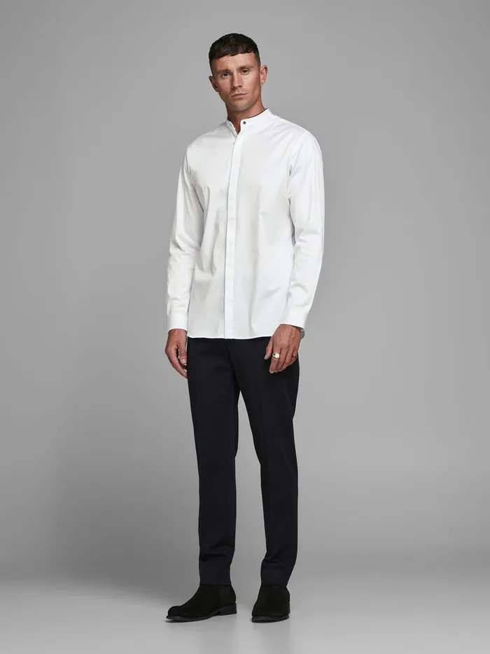 Shirts JACK and JONES Mens TUXEDO SHIRT White White Gift Ideas
