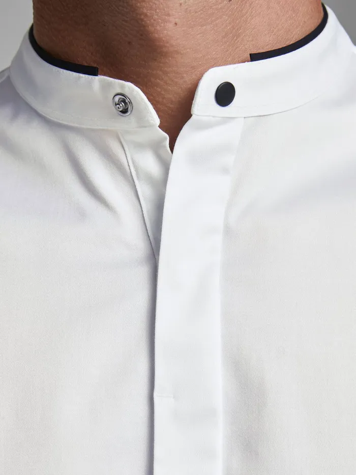 Shirts JACK and JONES Mens TUXEDO SHIRT White White Gift Ideas