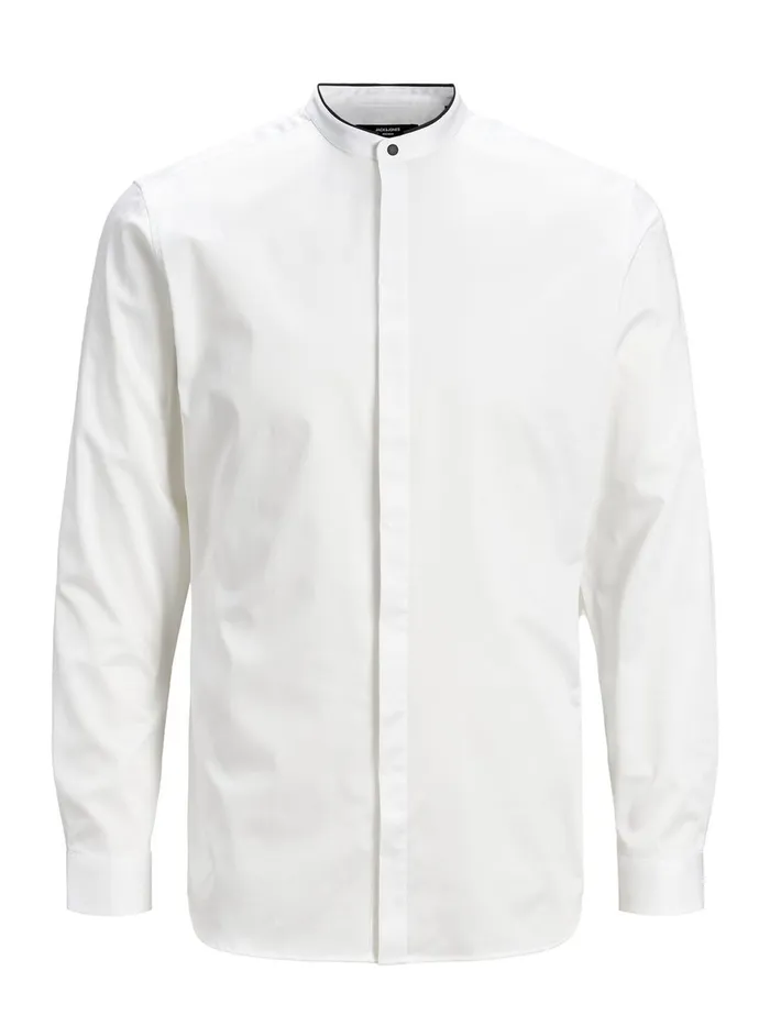 Shirts JACK and JONES Mens TUXEDO SHIRT White White Gift Ideas