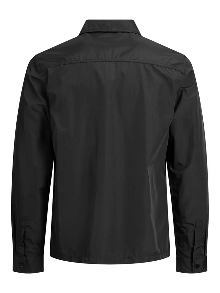 Shirts JACK and JONES Mens WORKWEAR OVERSHIRT Black Black Online