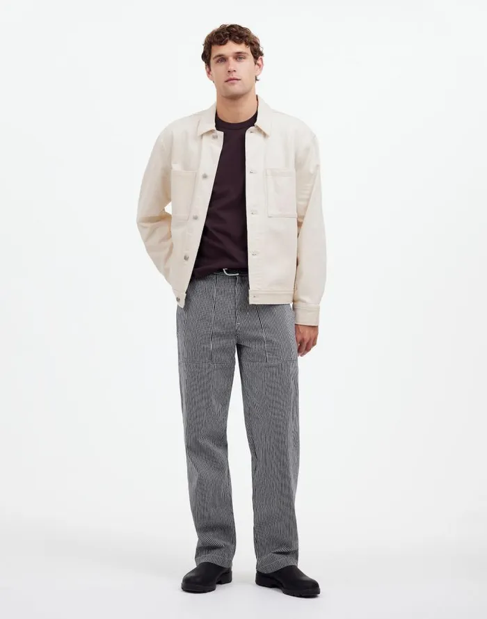 Shirts Men Madewell Denim ShirtJacket In Ecru Ecru Wash