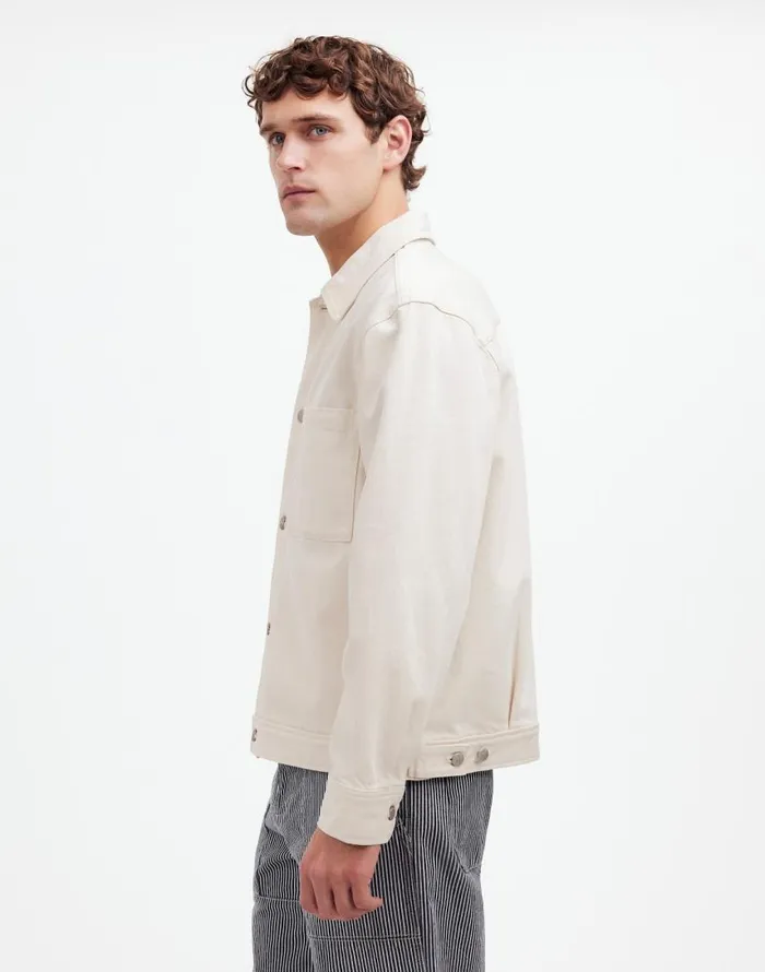 Shirts Men Madewell Denim ShirtJacket In Ecru Ecru Wash