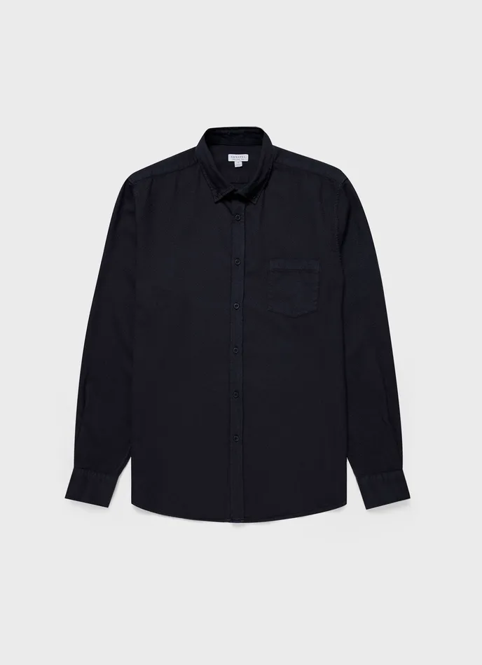 Shirts Men ussunspel Button Down Flannel Shirt Navy