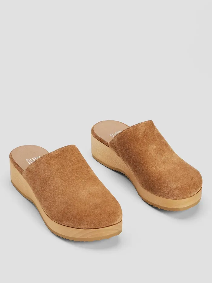 Shoes Women Eileen Fisher Suede Clog Savana