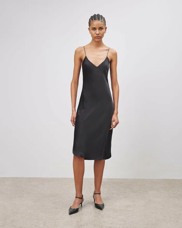 SHORT CAMI DRESS Ivory Women Nili Lotan Dresses and Skirts
