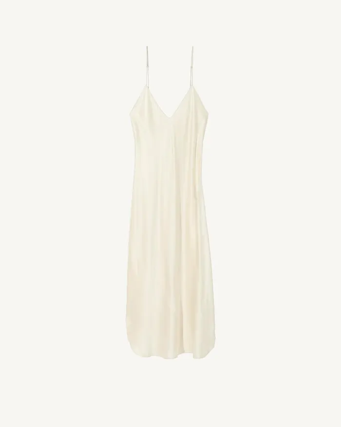 SHORT CAMI DRESS Ivory Women Nili Lotan Dresses and Skirts
