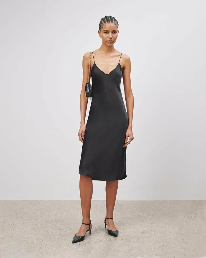 SHORT CAMI DRESS Ivory Women Nili Lotan Dresses and Skirts