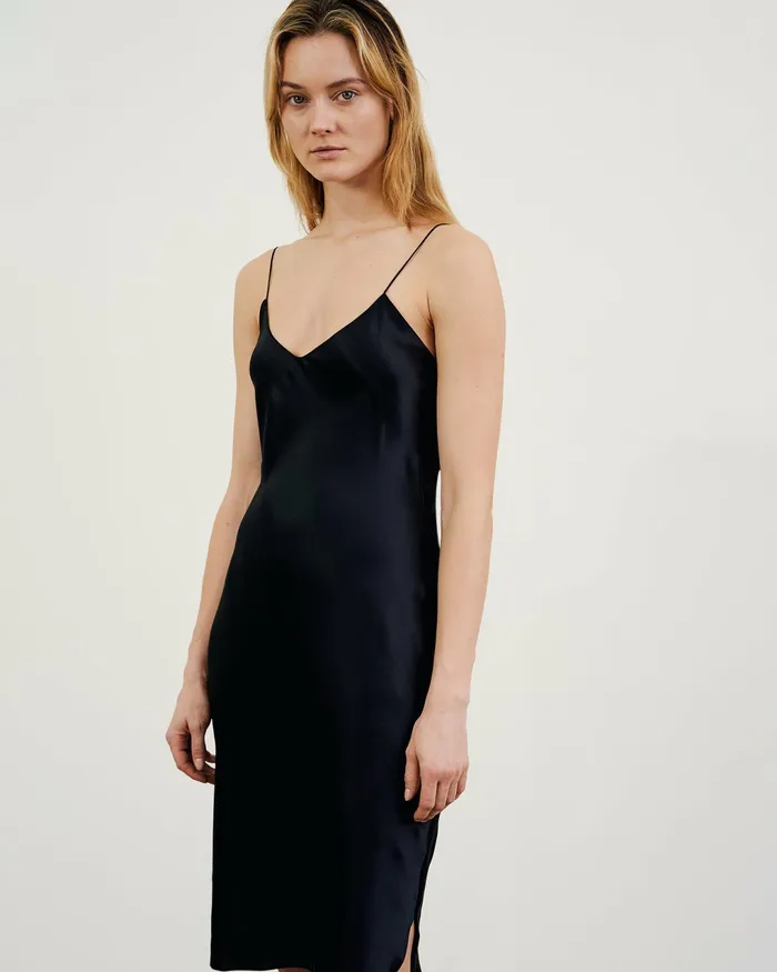 SHORT CAMI DRESS Ivory Women Nili Lotan Dresses and Skirts