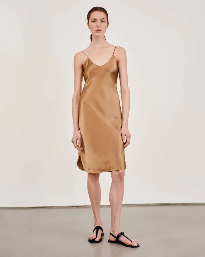 SHORT CAMI DRESS Ivory Women Nili Lotan Dresses and Skirts