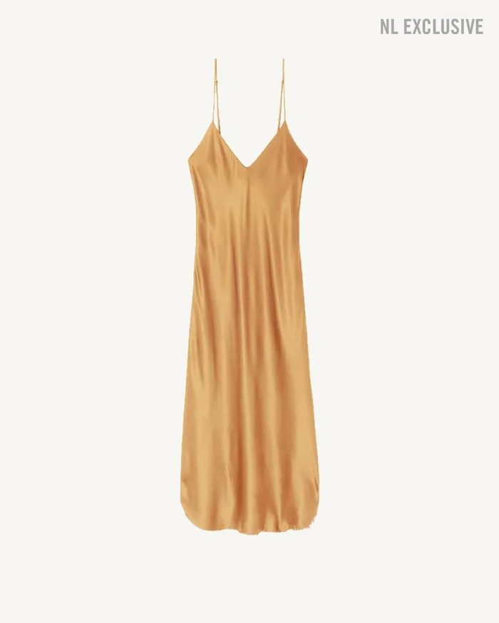 SHORT CAMI DRESS Ivory Women Nili Lotan Dresses and Skirts