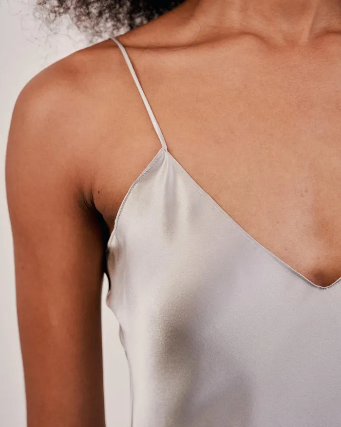 SHORT CAMI DRESS Ivory Women Nili Lotan Dresses and Skirts