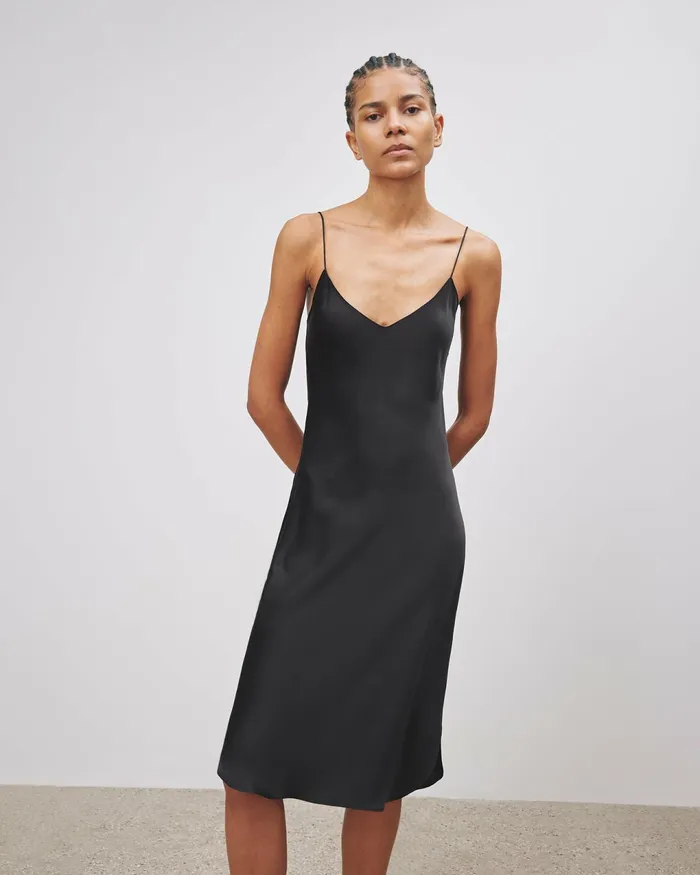 SHORT CAMI DRESS Ivory Women Nili Lotan Dresses and Skirts