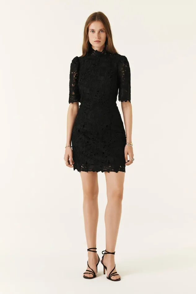 Short Dress Pavel Black Women Baandsh Dresses