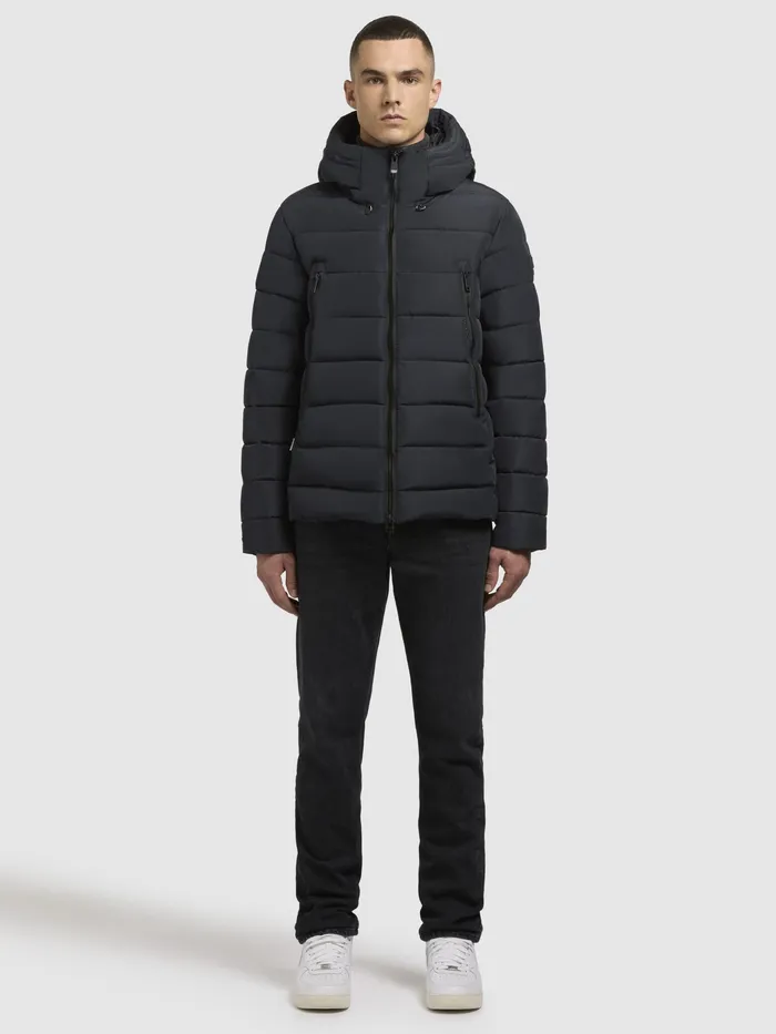 Short Jackets Men KHUJO Jacke WOU Dunkelblau Dunkelblau
