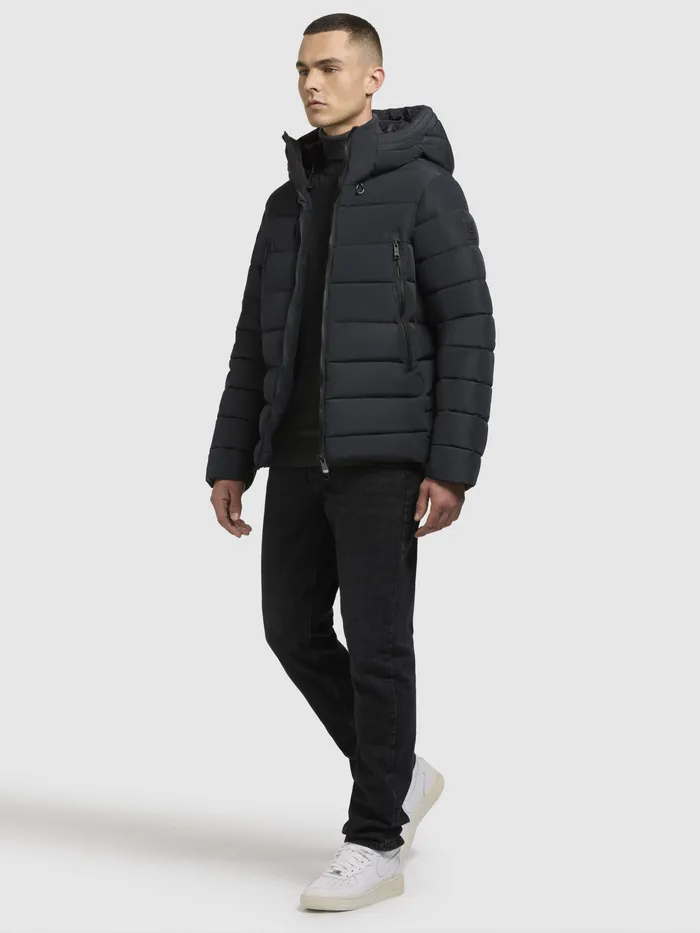 Short Jackets Men KHUJO Jacke WOU Dunkelblau Dunkelblau