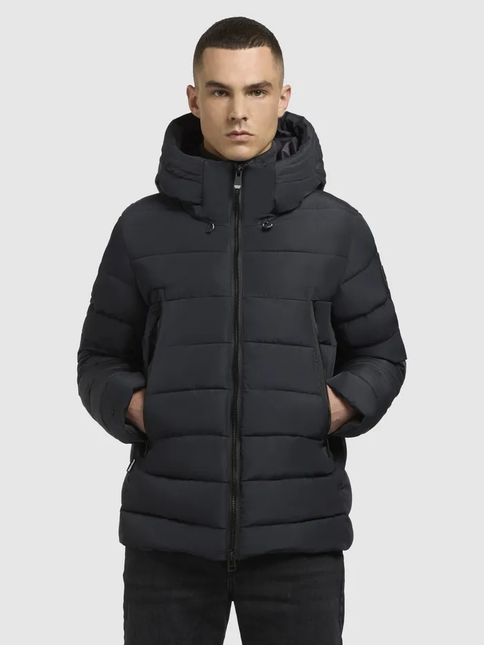 Short Jackets Men KHUJO Jacke WOU Dunkelblau Dunkelblau