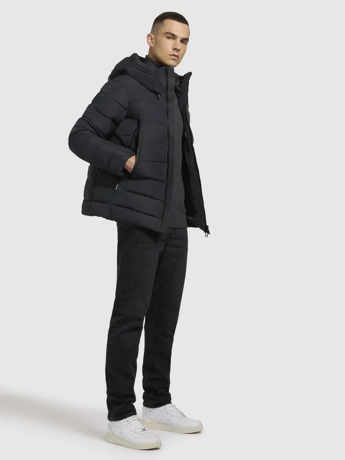 Short Jackets Men KHUJO Jacke WOU Dunkelblau Dunkelblau
