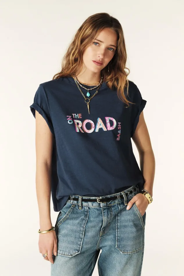 ShortSleeve Tee Shirt Mita OffWhite Women Baandsh TShirts and Tank Tops