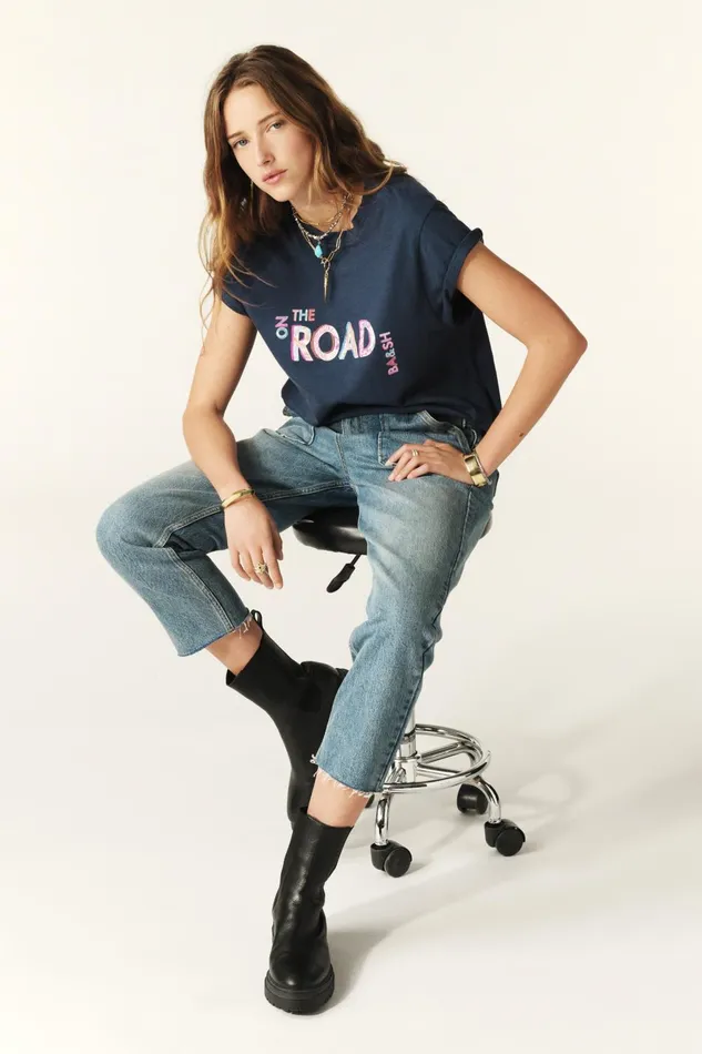 ShortSleeve Tee Shirt Mita OffWhite Women Baandsh TShirts and Tank Tops