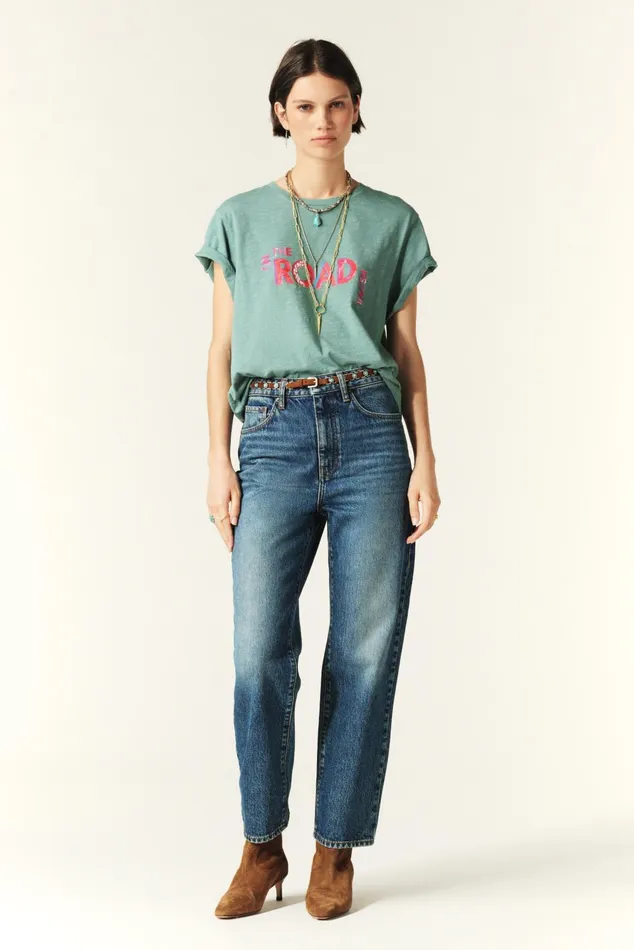 ShortSleeve Tee Shirt Mita OffWhite Women Baandsh TShirts and Tank Tops