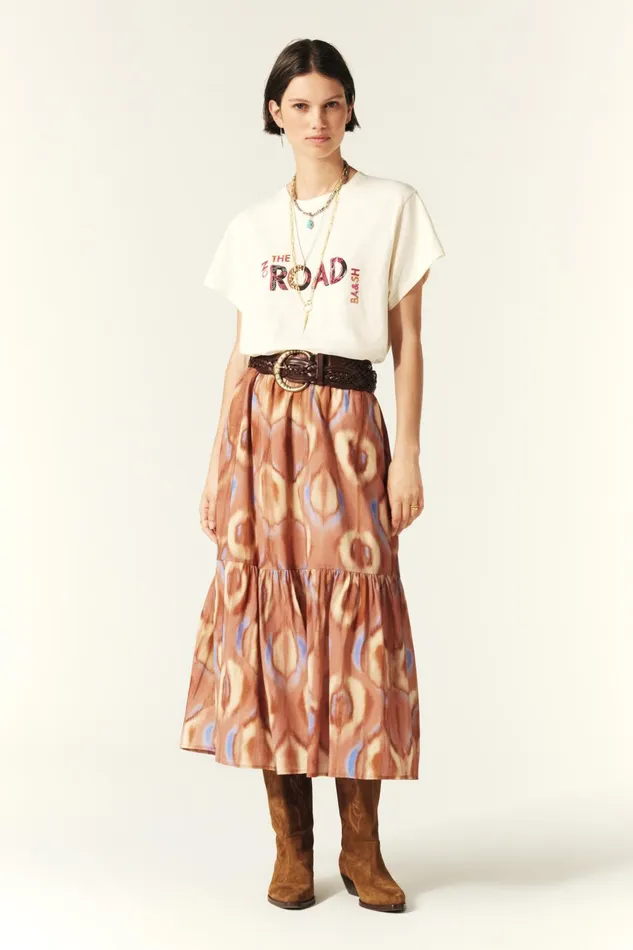 ShortSleeve Tee Shirt Mita OffWhite Women Baandsh TShirts and Tank Tops