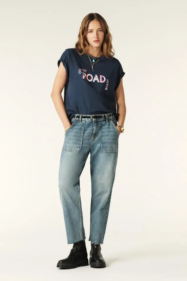 ShortSleeve Tee Shirt Mita OffWhite Women Baandsh TShirts and Tank Tops