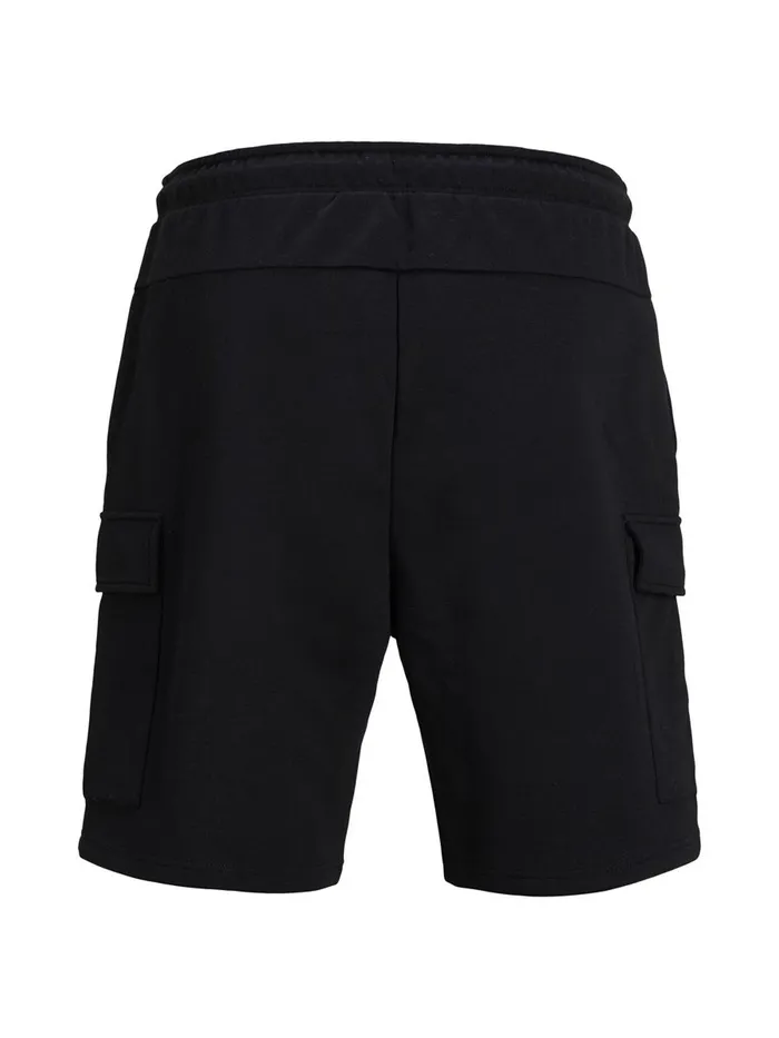 Shorts JACK and JONES Mens AIR CARGO SWEAT SHORTS Black Black On Sale