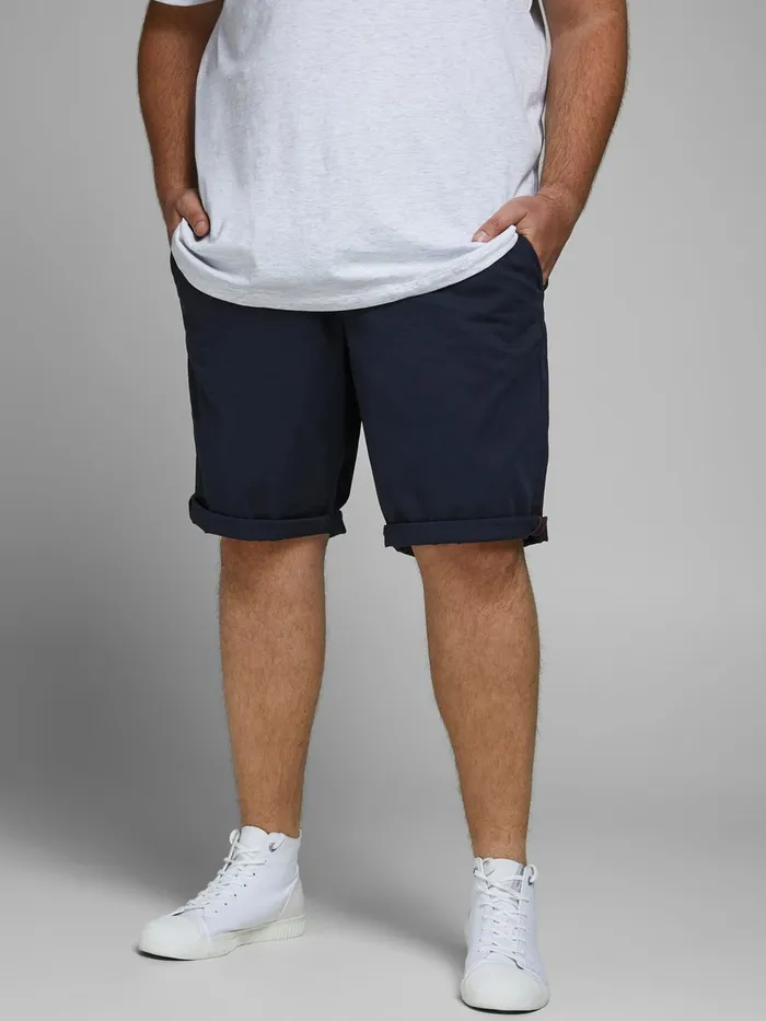 Shorts JACK and JONES Mens BOWIE PLUS SIZE SHORTS Blue Navy Blazer Popular