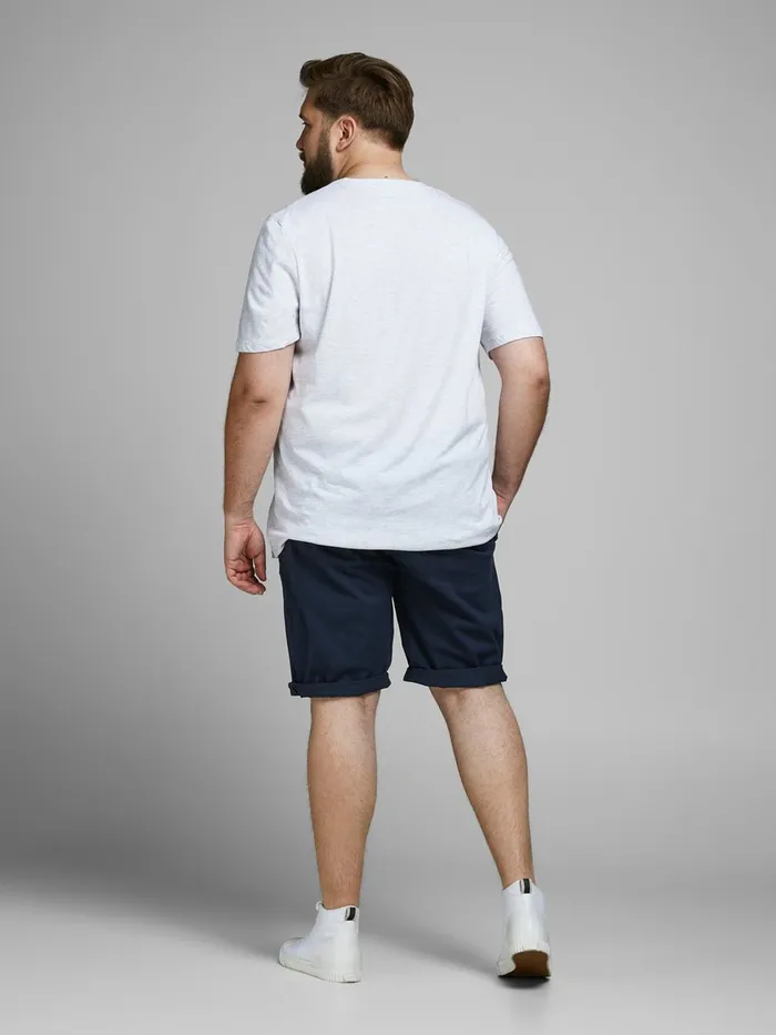 Shorts JACK and JONES Mens BOWIE PLUS SIZE SHORTS Blue Navy Blazer Popular