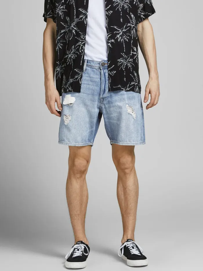 Shorts JACK and JONES Mens CHRIS ORIGINAL AM 244 DENIM SHORTS Blue Blue Denim Near Me Shorts JACK and JONES Mens CHRIS ORIGINAL AM 244 DENIM SHORTS Blue Blue Denim Near Me