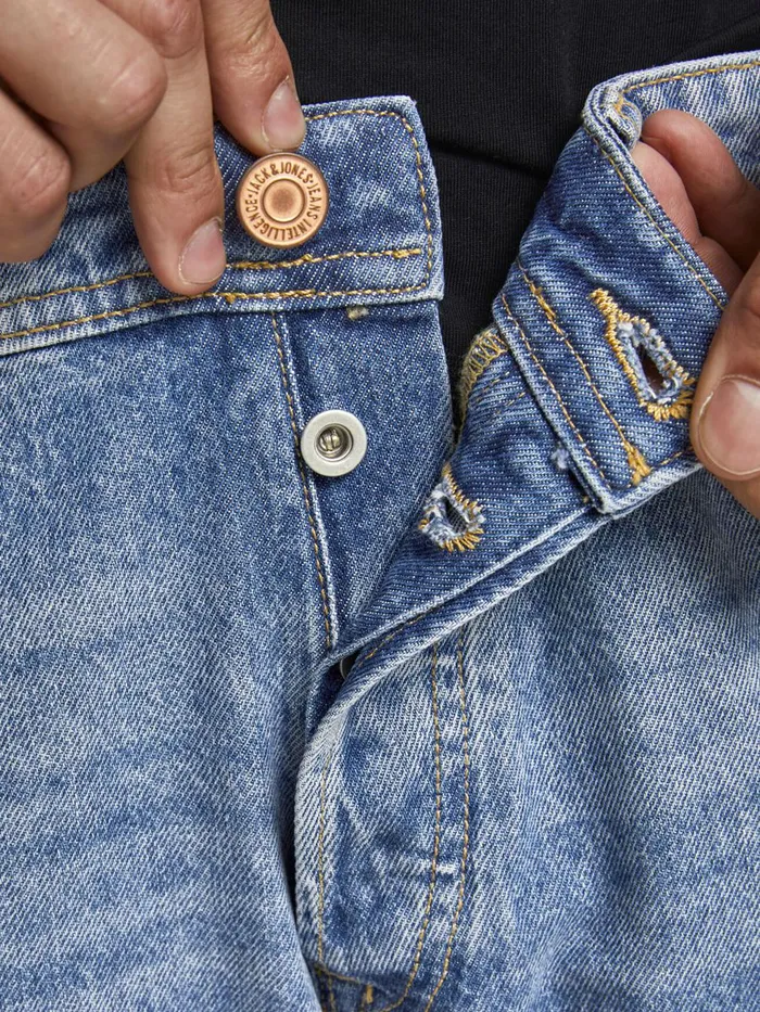 Shorts JACK and JONES Mens CHRIS ORIGINAL AM 764 DENIM SHORTS Blue Blue Denim Cheap On Sale