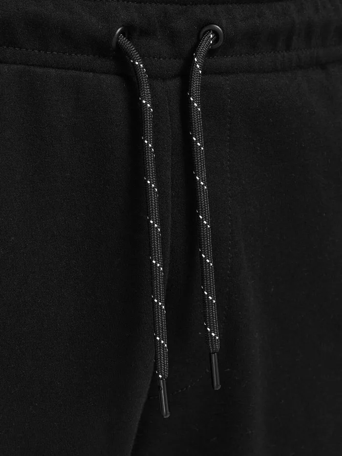 Shorts JACK and JONES Mens CLASSIC PLUS SIZE SWEAT SHORTS Black Black Cheap On Sale