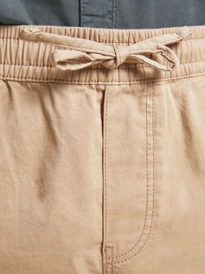 Shorts JACK and JONES Mens JOGGER SHORTS Beige White Pepper Casaul