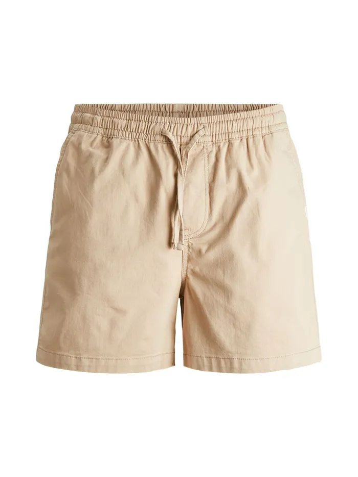 Shorts JACK and JONES Mens JOGGER SHORTS Beige White Pepper Casaul