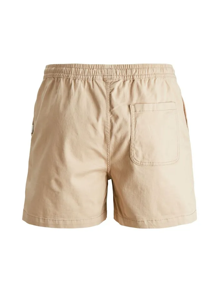 Shorts JACK and JONES Mens JOGGER SHORTS Beige White Pepper Casaul