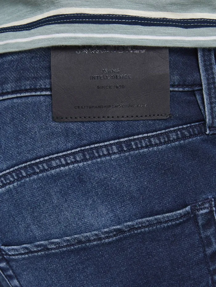 Shorts JACK and JONES Mens RICK ICON GE 011 INDIGO KNIT DENIM SHORTS Blue Blue Denim Gift 4 You