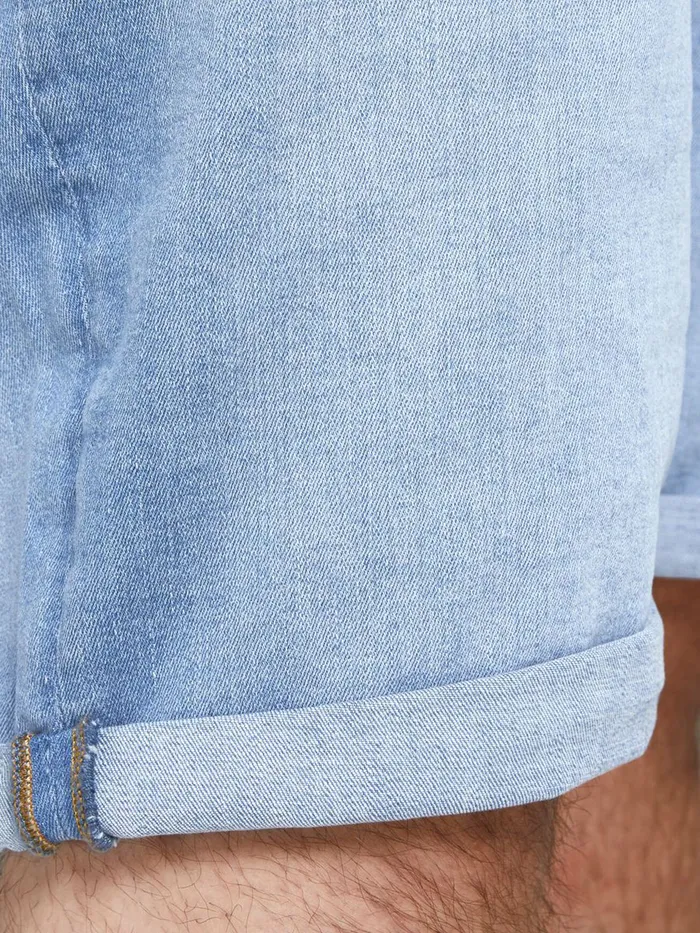 Shorts JACK and JONES Mens RICK ORIGINAL AGI 002 PLUS SIZE DENIM SHORTS Blue Blue Denim Gift for Friend