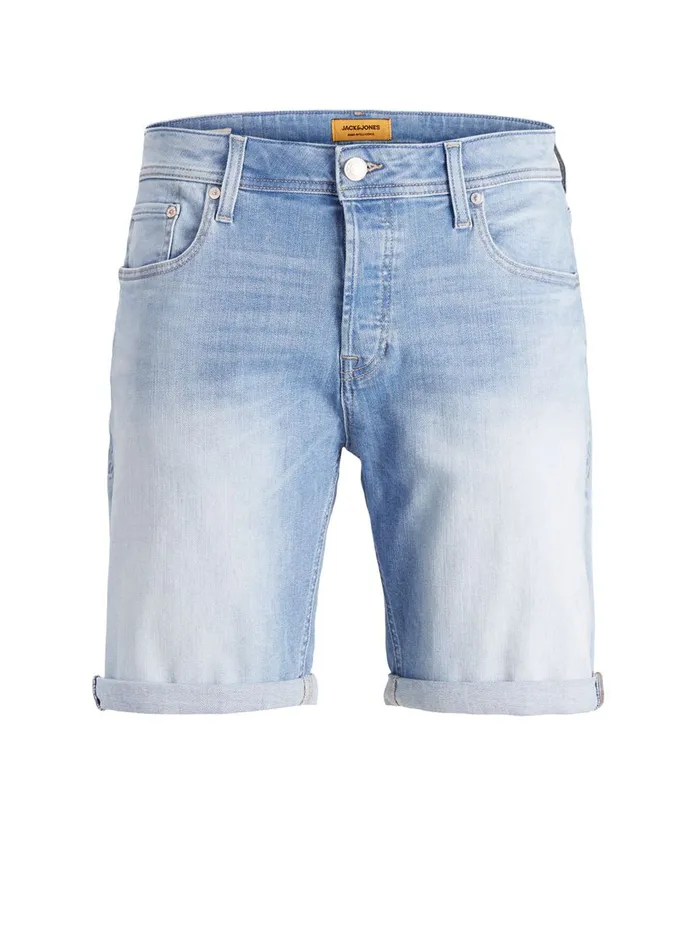 Shorts JACK and JONES Mens RICK ORIGINAL AGI 002 PLUS SIZE DENIM SHORTS Blue Blue Denim Gift for Friend
