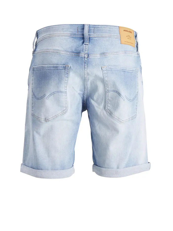 Shorts JACK and JONES Mens RICK ORIGINAL AGI 002 PLUS SIZE DENIM SHORTS Blue Blue Denim Gift for Friend