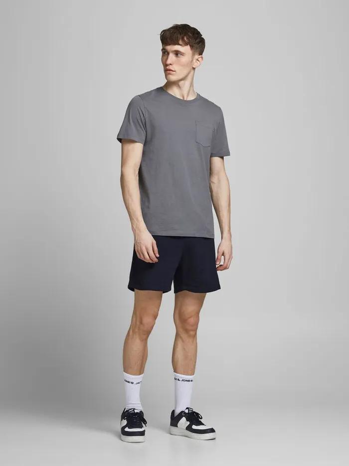 Shorts JACK and JONES Mens UNBRUSHED LOOPBACK SWEAT SHORTS Blue Navy Blazer For Sale