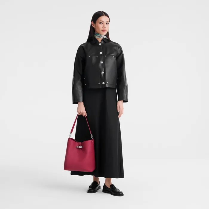 Shoulder bags Le Roseau M Shoulder bag BeetrootBeetrootBeetroot 8211 Longchamp Women Shoulder bags Le Roseau M Shoulder bag BeetrootBeetrootBeetroot 8211 Longchamp Women
