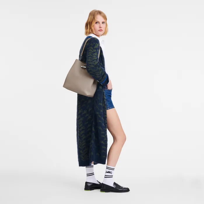 Shoulder bags Le Roseau M Shoulder bag ClayClayClay Longchamp Women Shoulder bags Le Roseau M Shoulder bag ClayClayClay Longchamp Women