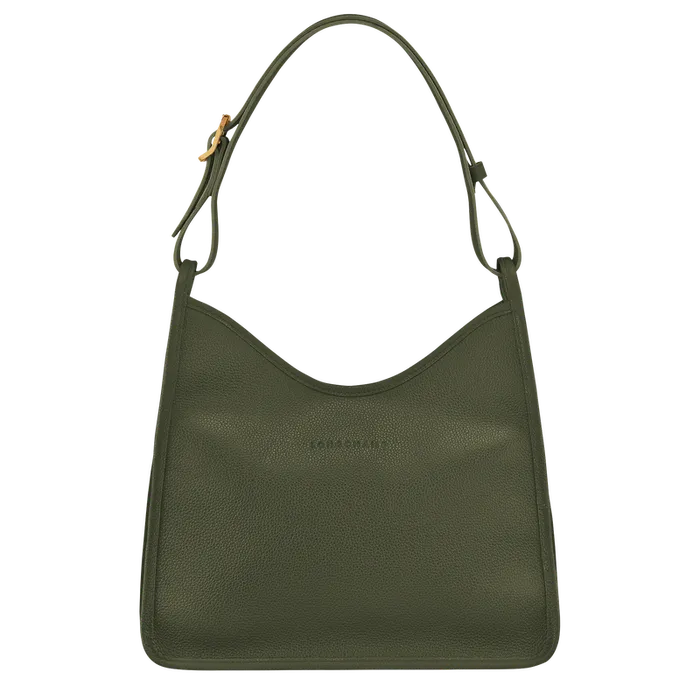 Shoulder bags Longchamp Women Le Foulonn M Hobo bag Khaki