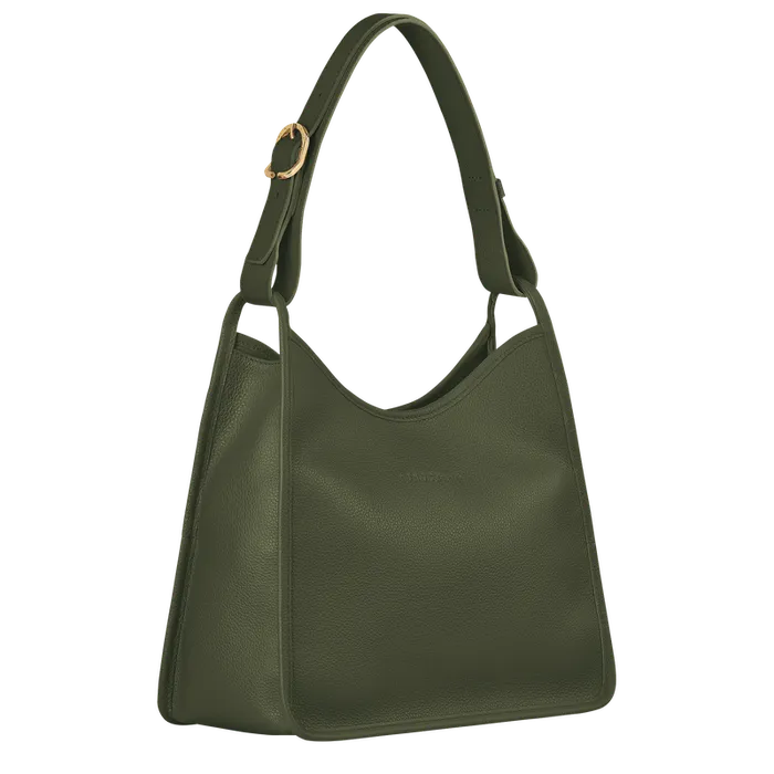 Shoulder bags Longchamp Women Le Foulonn M Hobo bag Khaki Shoulder bags Longchamp Women Le Foulonn M Hobo bag Khaki